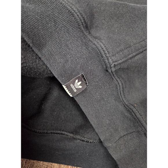 Adidas Japanese Black Adult Hoodie Sweatshirt Size Small - Picture 4 of 6